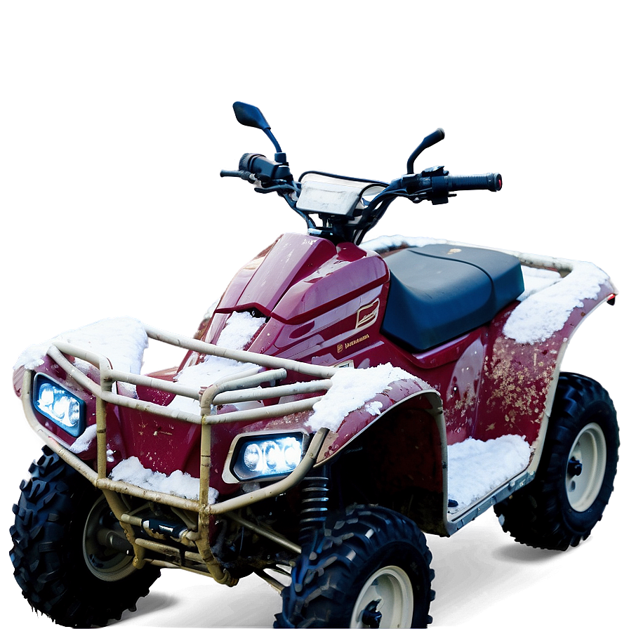 Snowy Terrain Quad Bike Png Fqt39