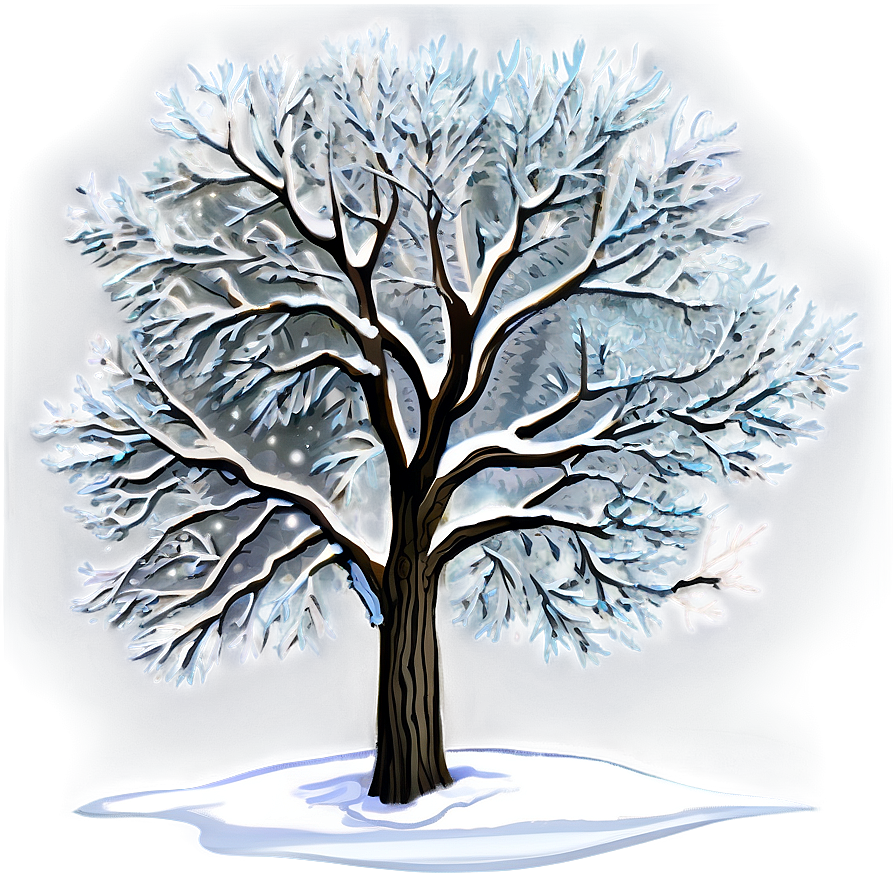 Snowy Tree Png 30