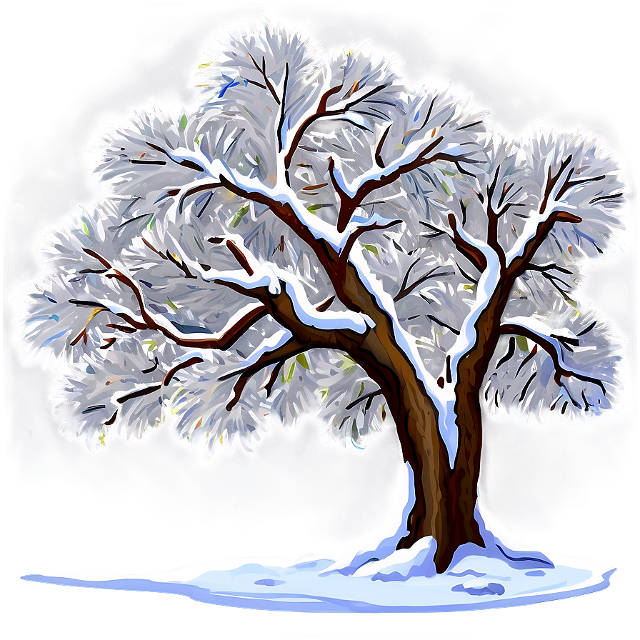 Snowy Tree Png 97