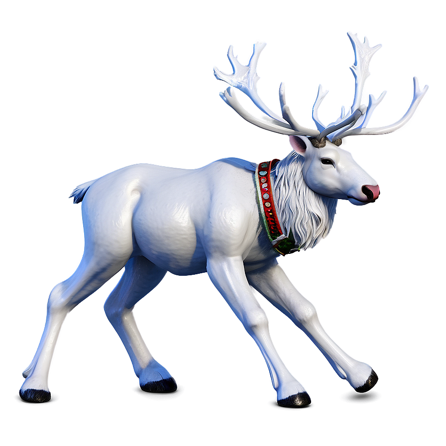 Snowy White Reindeer Png 42