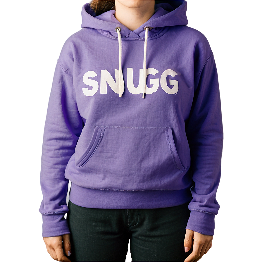 Snug Purple Hoodie Representation Png 51