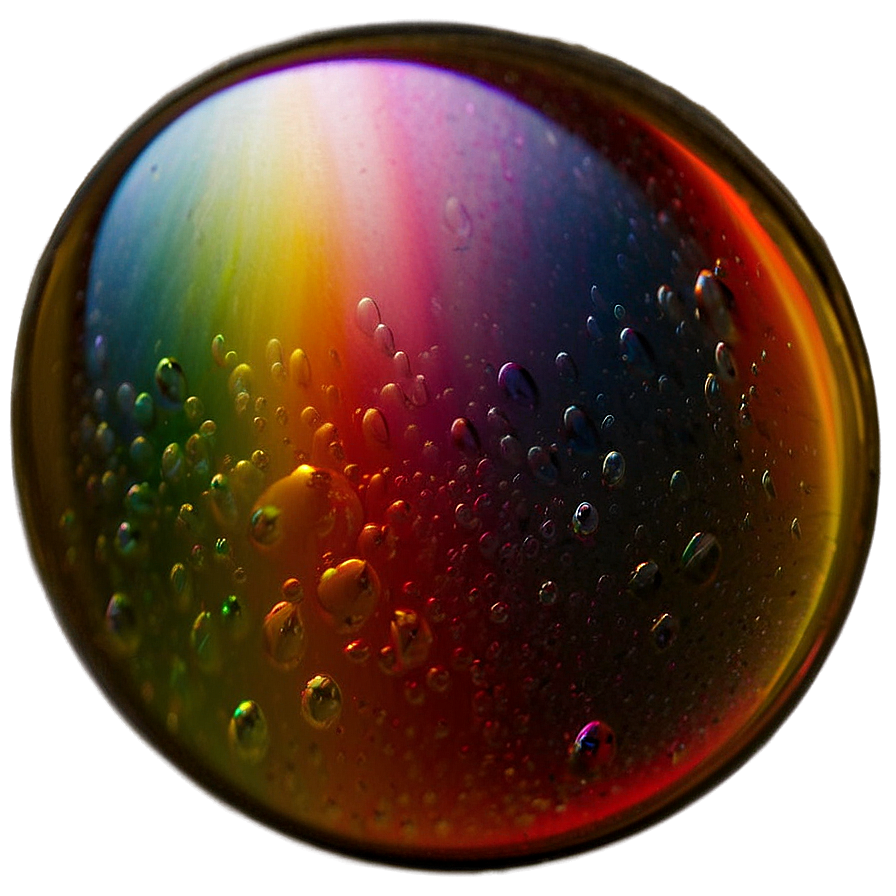 Soap Bubble With Color Spectrum Png 80