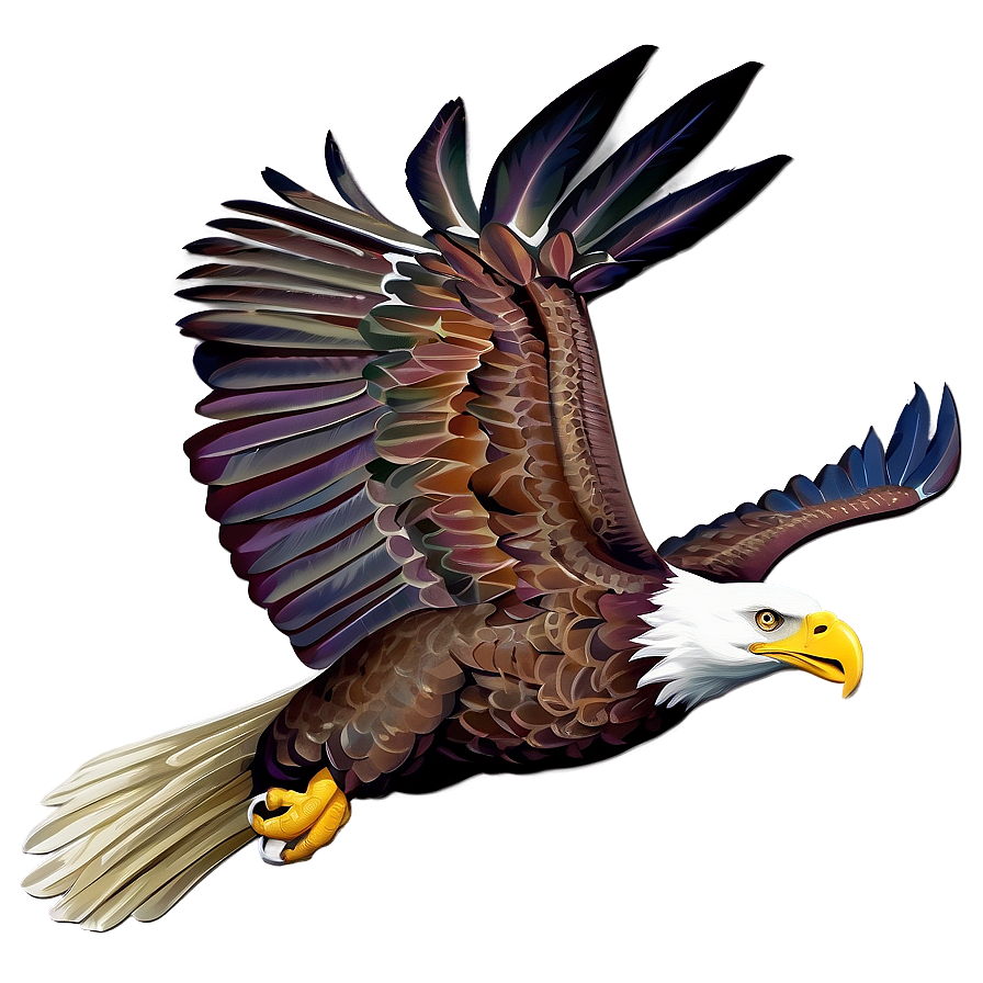 Soaring American Eagle Png Eue