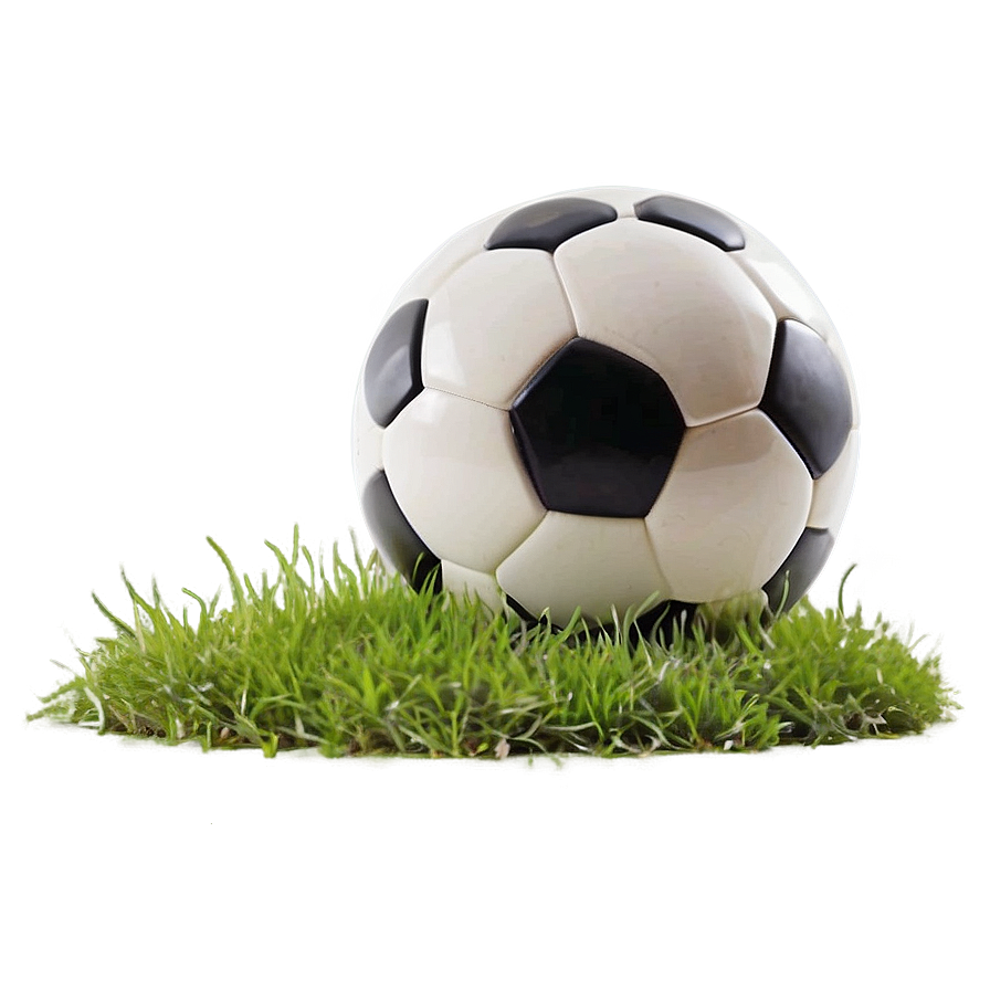 Soccer Ball On Grass Png Yst48