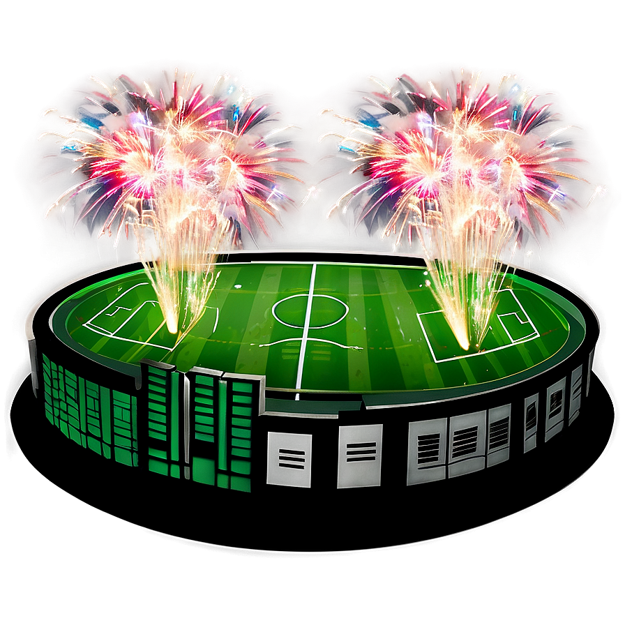 Soccer Stadium Fireworks Celebration Png 66