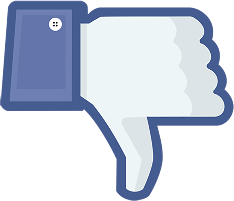 Social Media Dislike Thumb Down