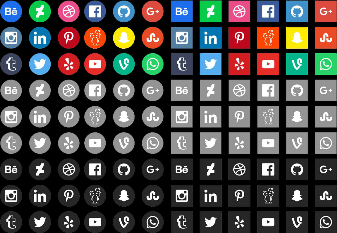 Social Media Icons Collection