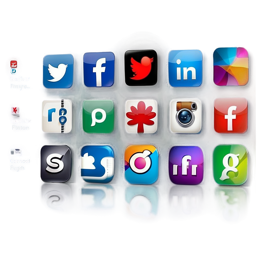 Social Media Icons For Business Png Isi