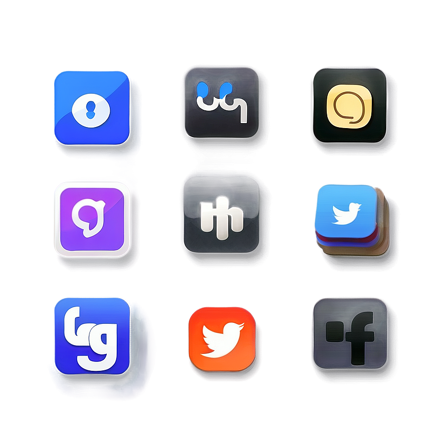 Social Media Icons For Dark Mode Png Ehd51