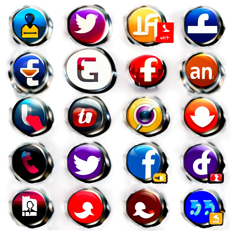 Social Media Icons For E-commerce Sites Png Yut87