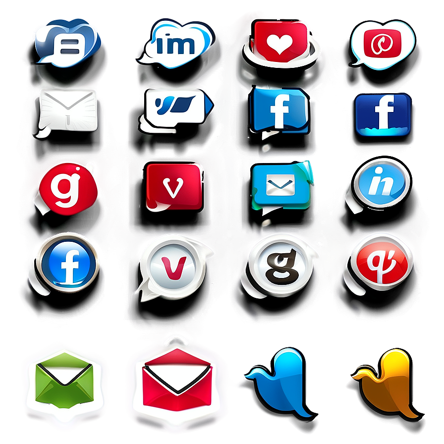 Social Media Icons For Email Signature Png 27