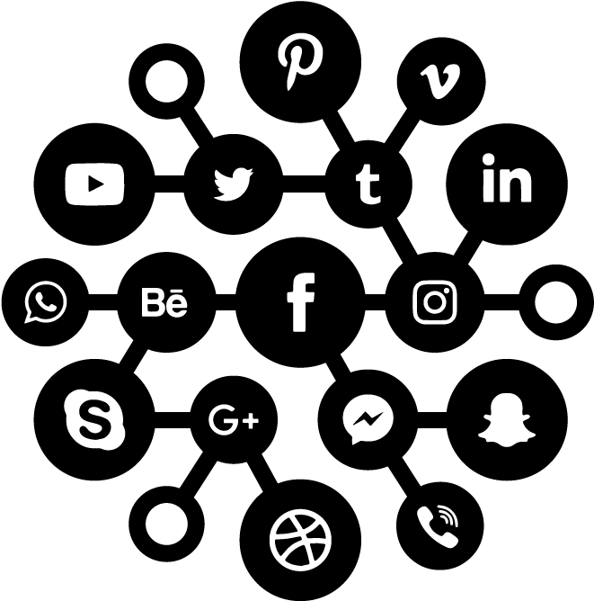 Social Media Icons Network