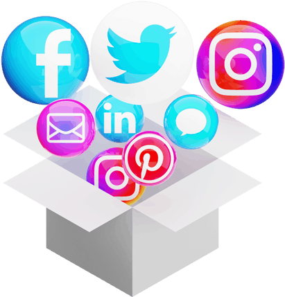 Social Media Icons Outof Box