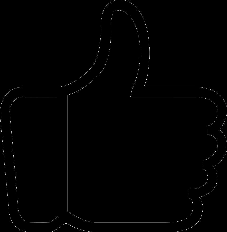 Social Media Thumb Up Icon