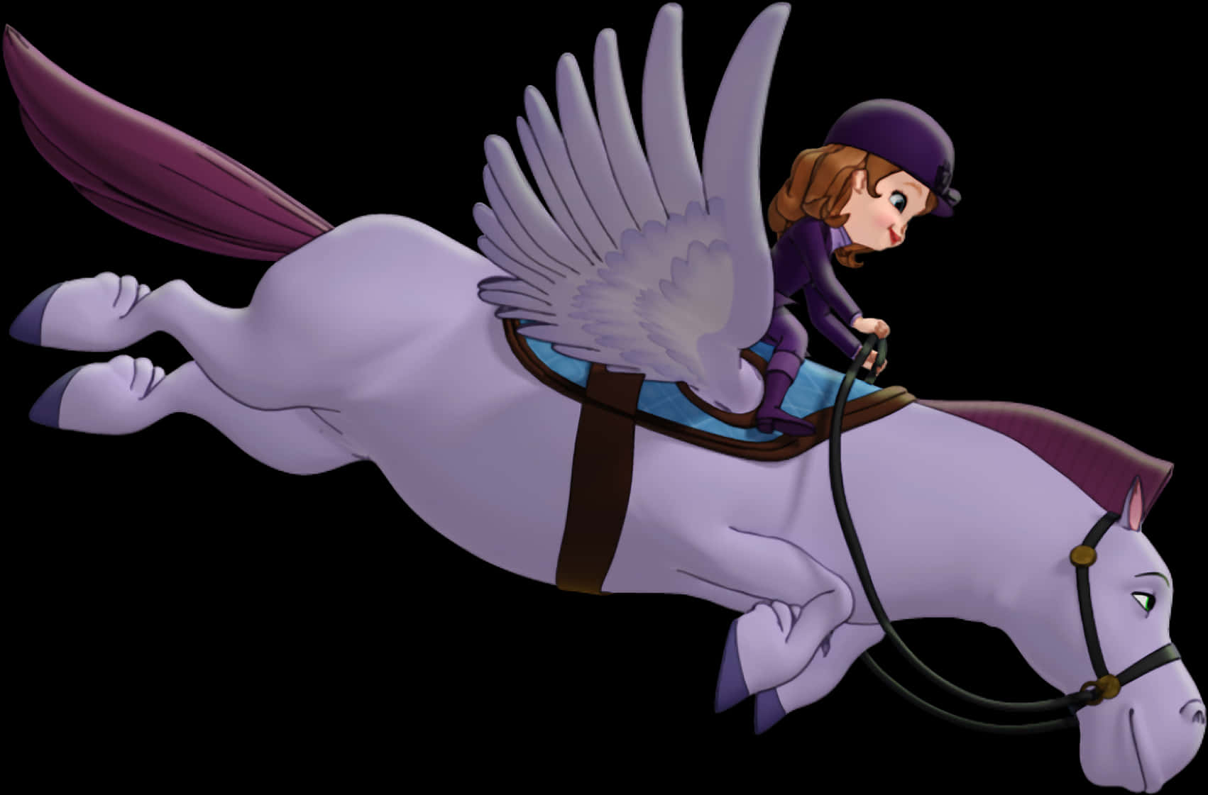 Sofia Riding Flying Horse