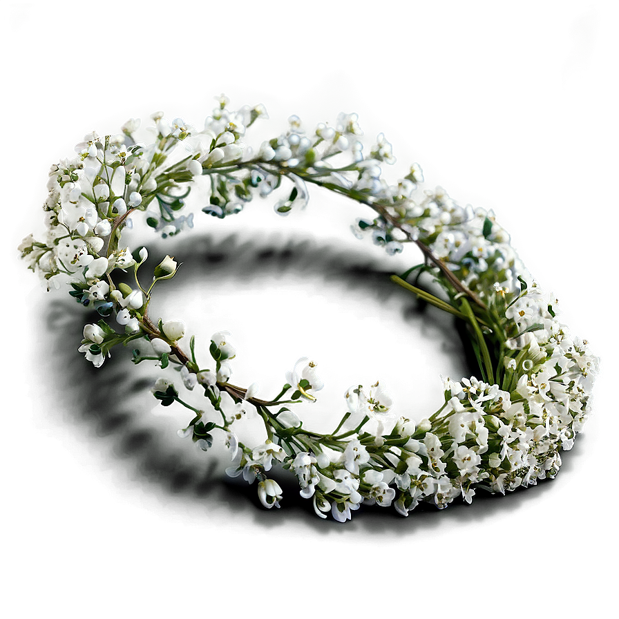 Soft Babys Breath Crown Png 63