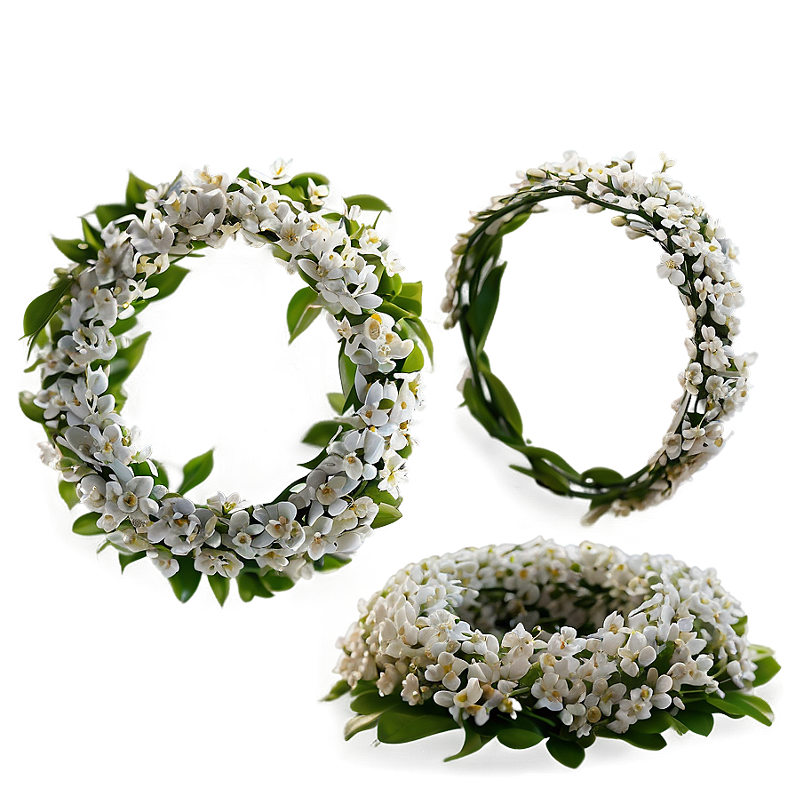 Soft Babys Breath Crown Png Nyw