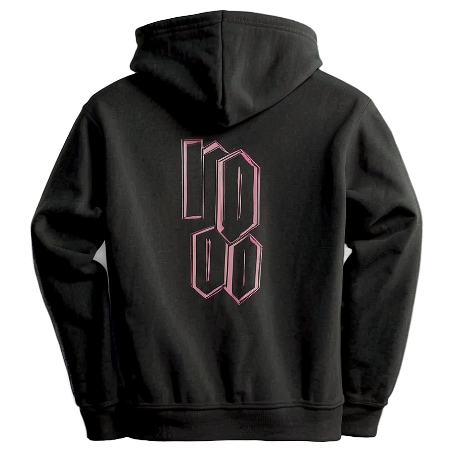 Soft Black Hoodie Png 32