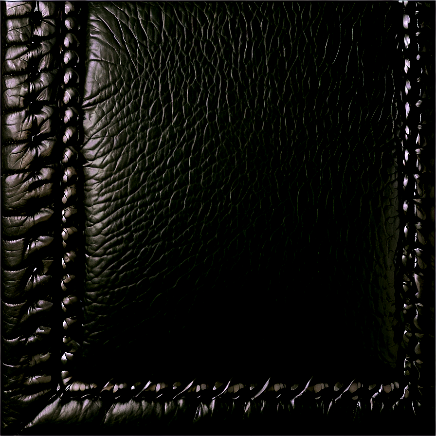 Soft Black Leather Png Bac