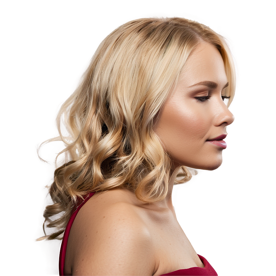 Soft Blonde Waves Png 05252024