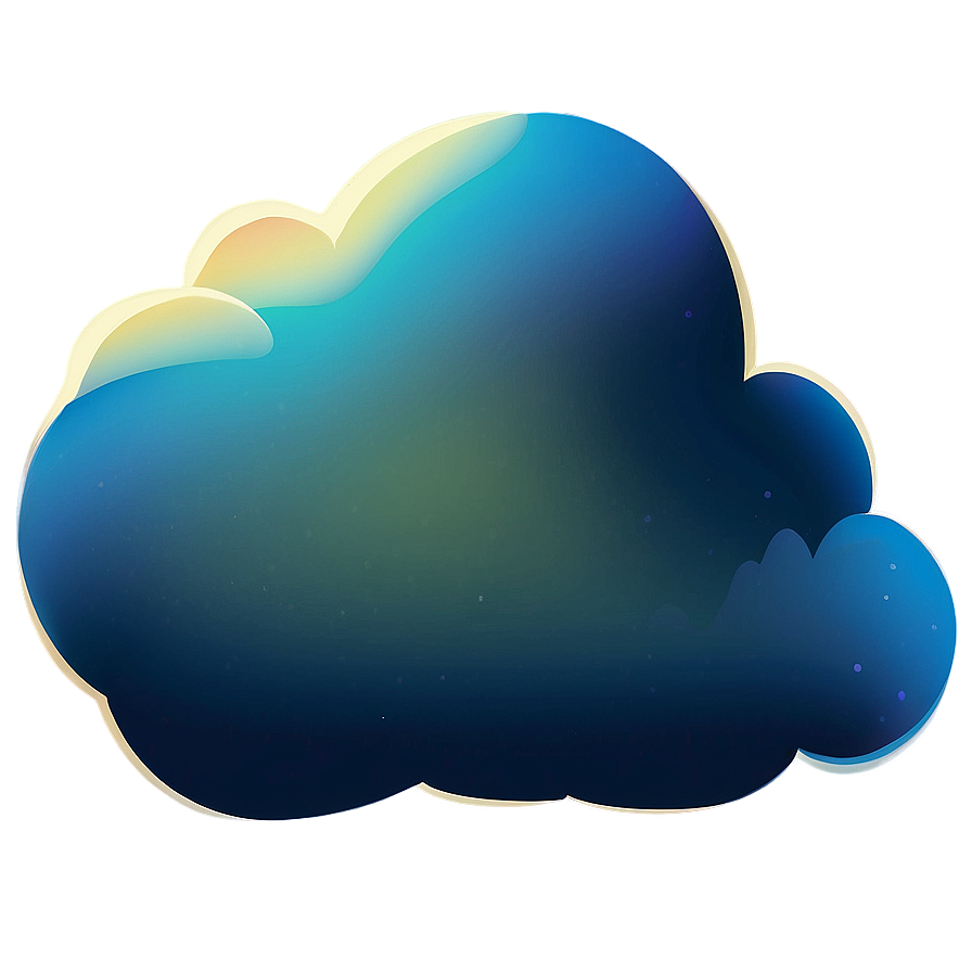 Soft Cloud Illustration Png 31