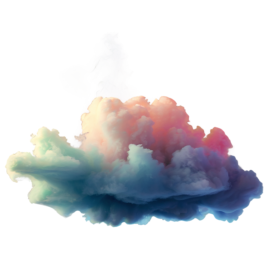 Soft Color Smoke Cloud Png 06122024