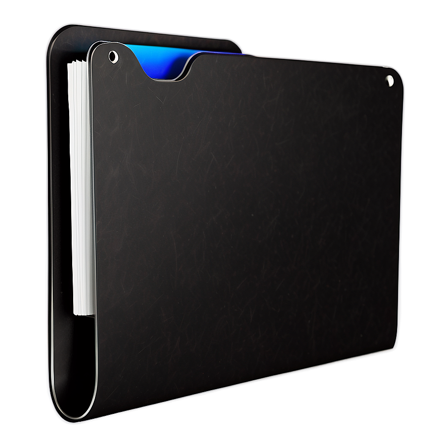 Soft Edge Black Folder Icon Png Fuv84