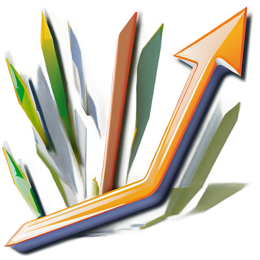 Soft Edge Orange Arrow Png 47