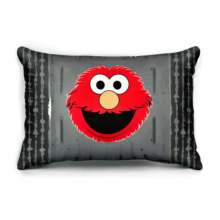 Soft Elmo Face Pillow Design Png 06212024