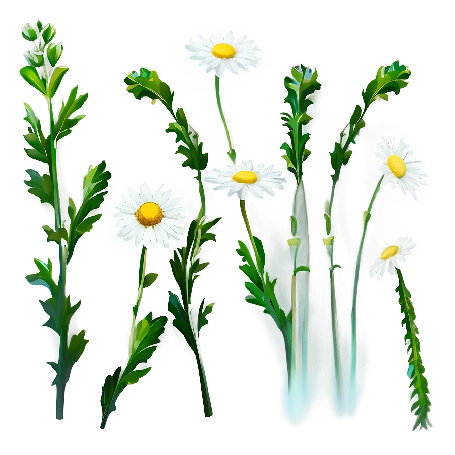 Soft Focus Daisies Png Rbn21