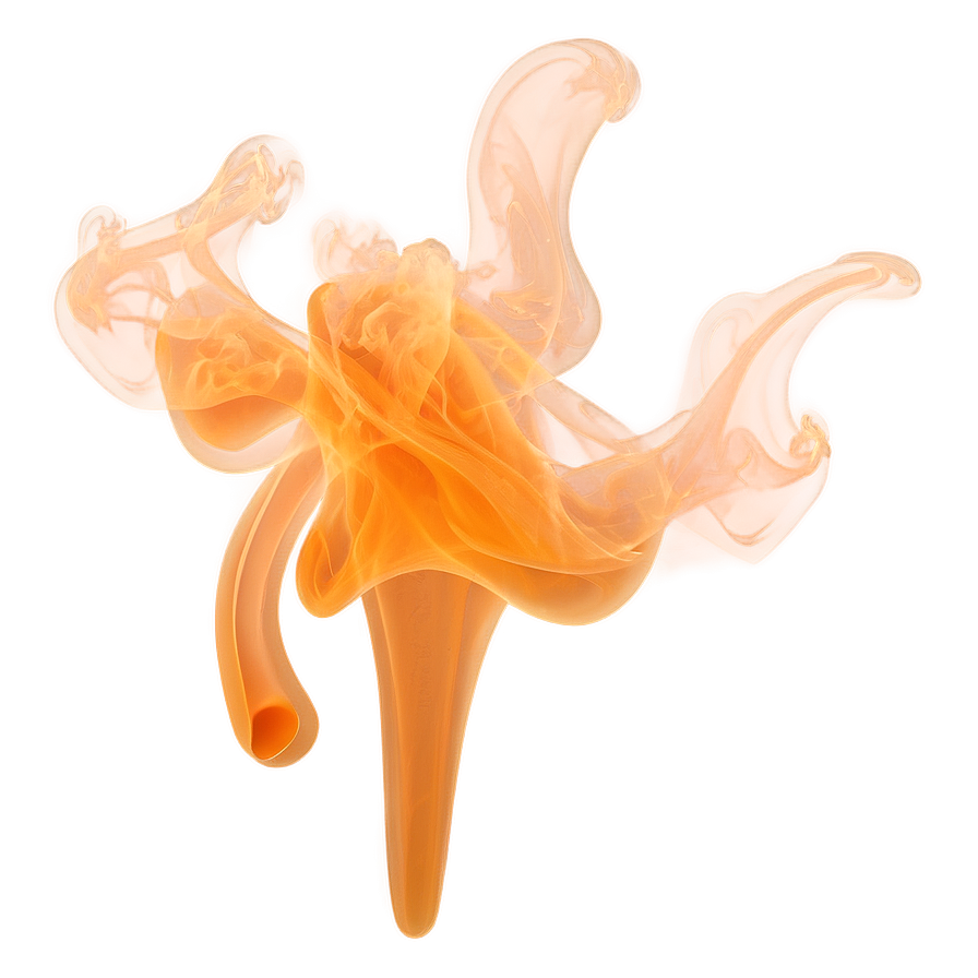 Soft Orange Smoke Background Png Afh79