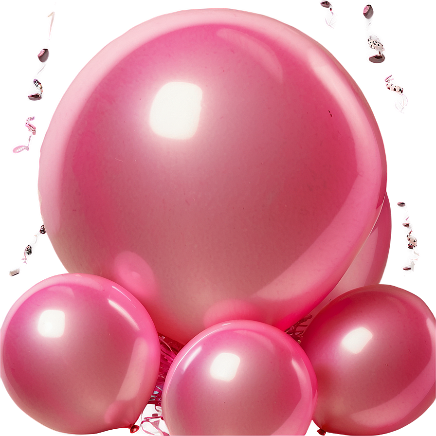 Soft Pink Balloons Arrangement Png 55