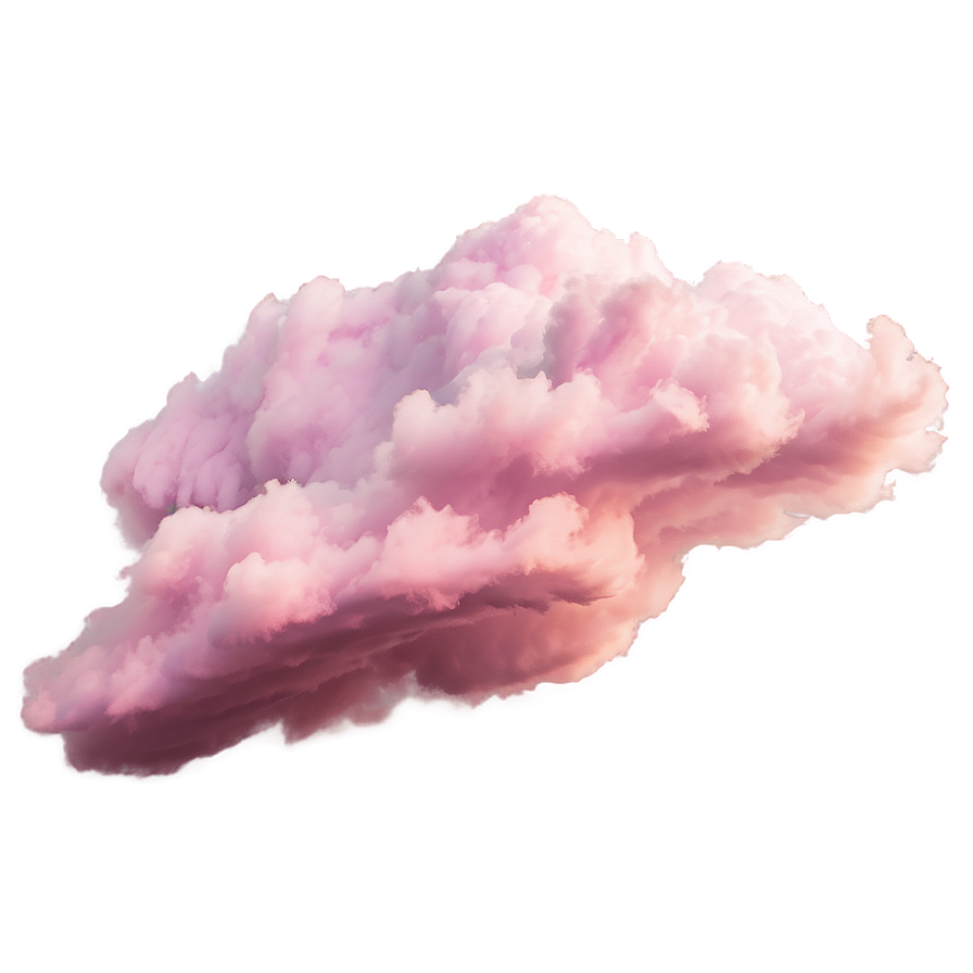 Soft Pink Cloud Formation Png 06252024