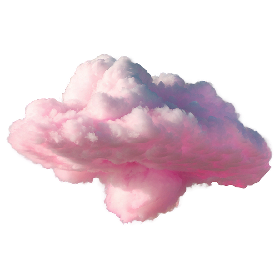 Soft Pink Cloud Formation Png Weh75