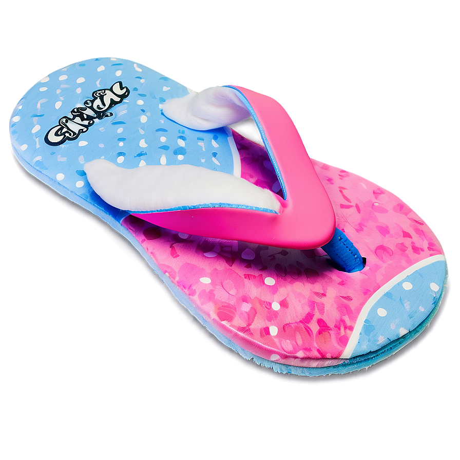 Soft Plush Flip Flop Png Akn