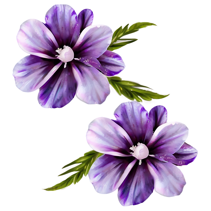 Soft Purple Flower Png Gsb13