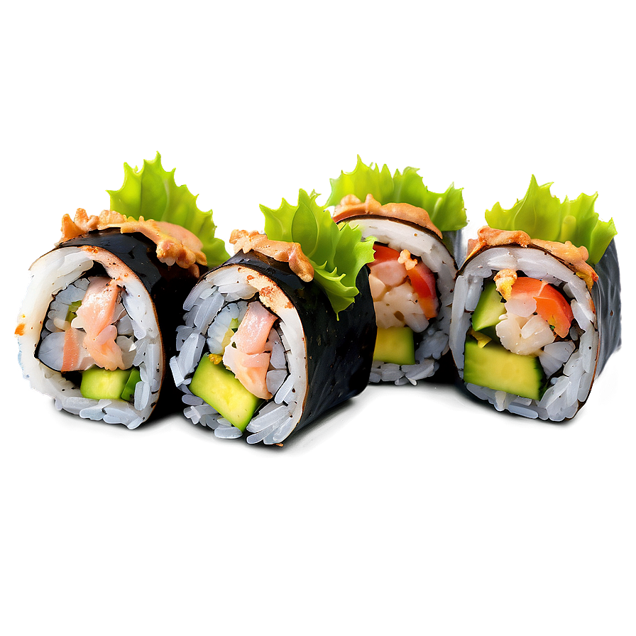 Soft Shell Crab Sushi Roll Png 26