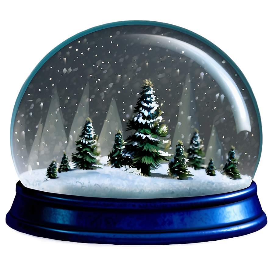 Soft Snow Globe Png 06252024