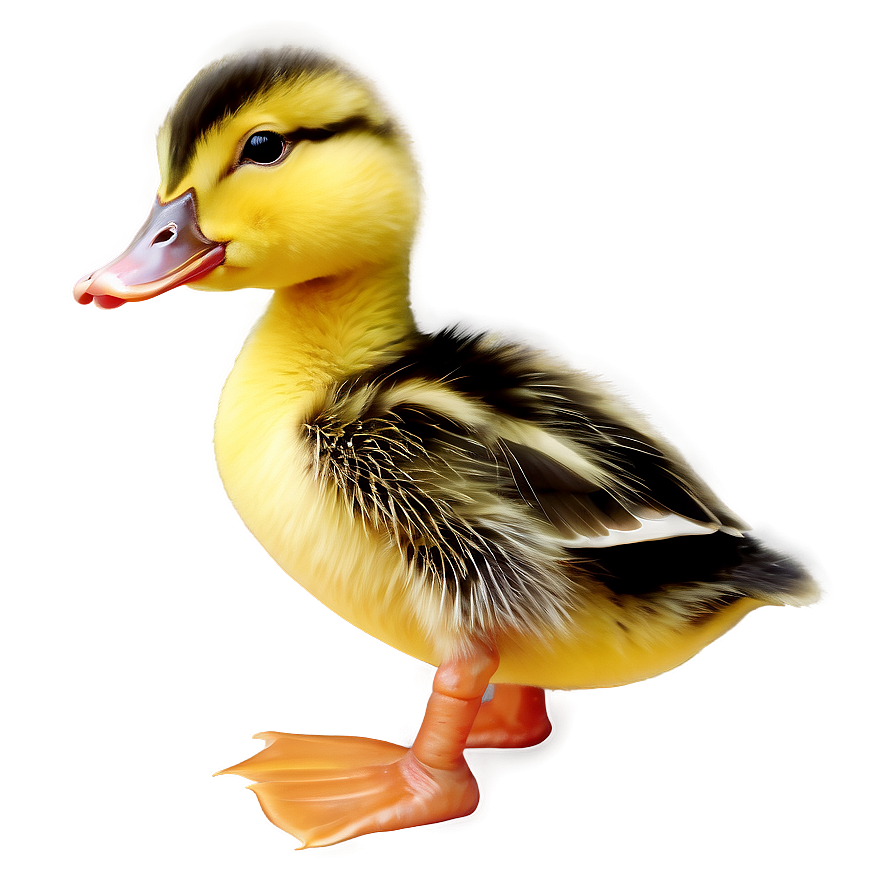 Soft Yellow Duckling Illustration Png 05062024