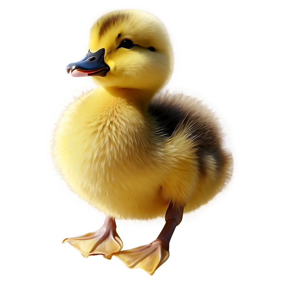 Soft Yellow Duckling Illustration Png Pfp