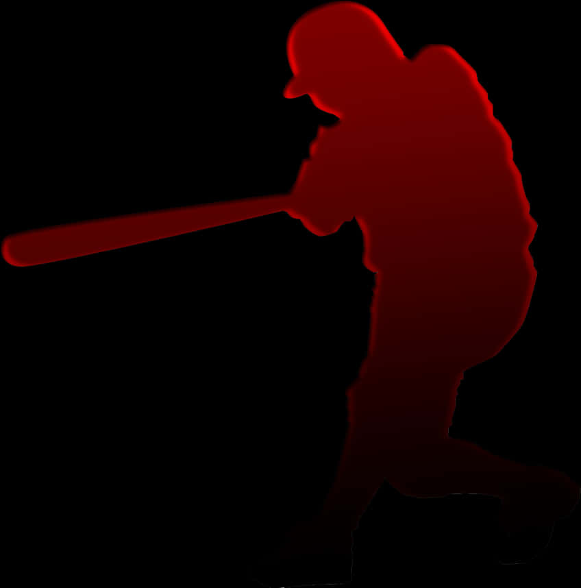 Softball Batter Silhouette