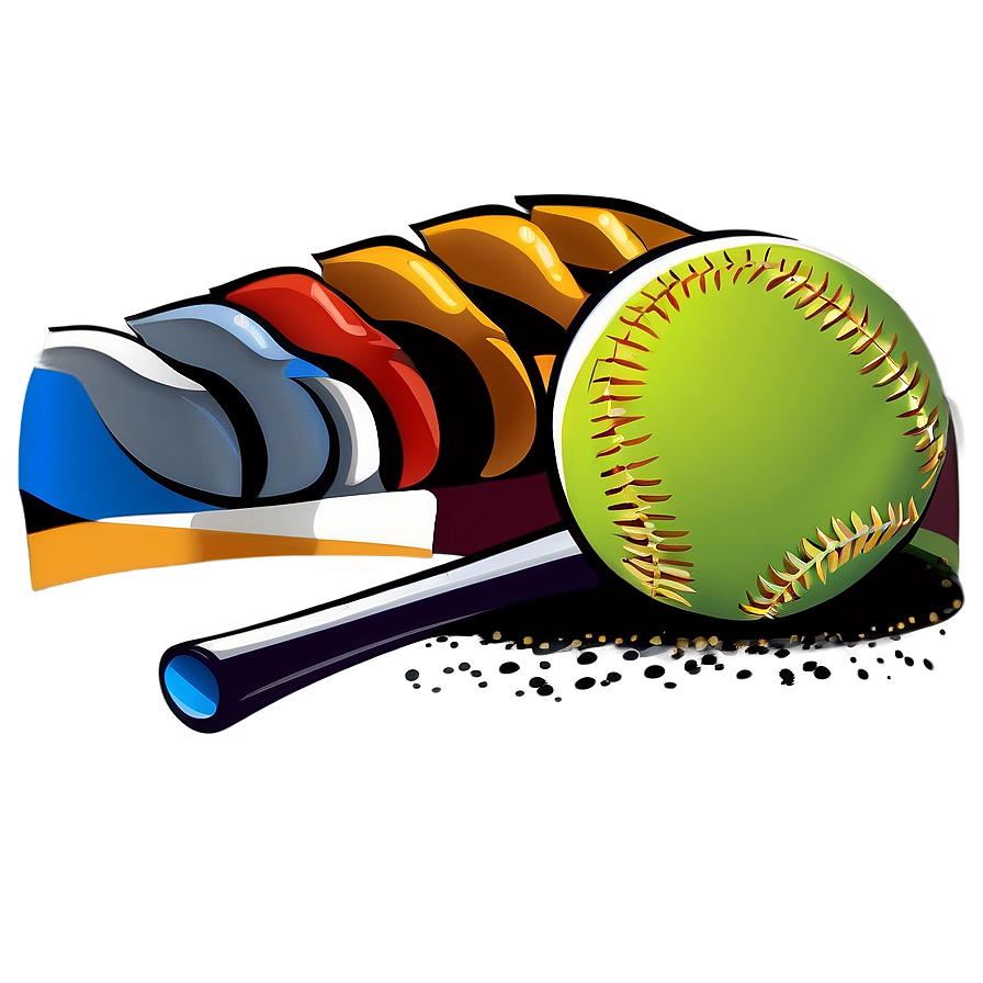 Softball Teamwork Clipart Png 89