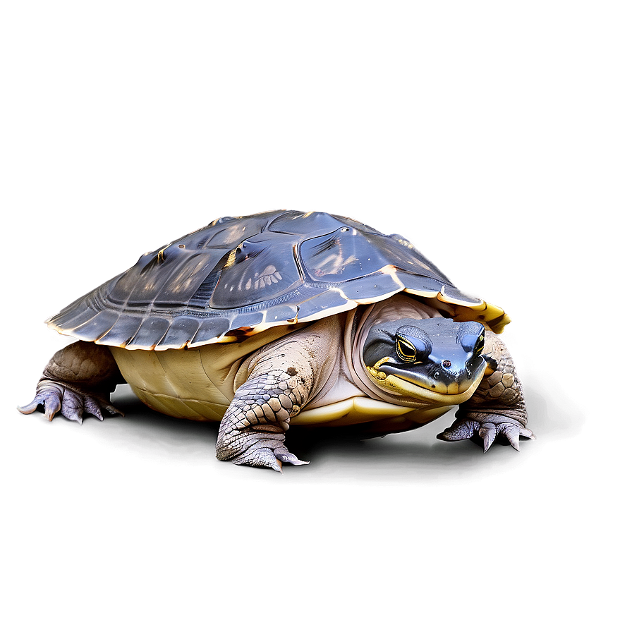 Softshell Turtle In Mud Png 64