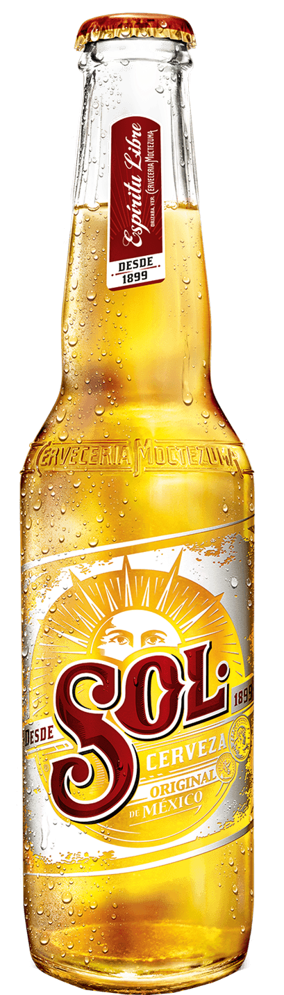 Sol Cerveza Bottle Condensation