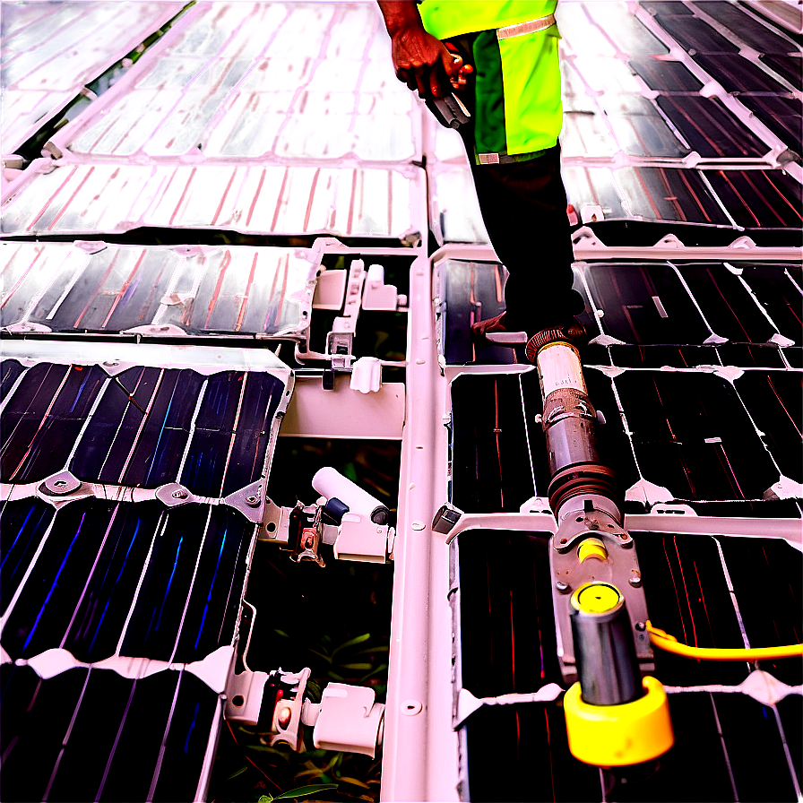 Solar Panel Maintenance Png Wau