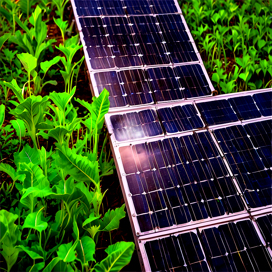 Solar Panels On Farm Png Odg88