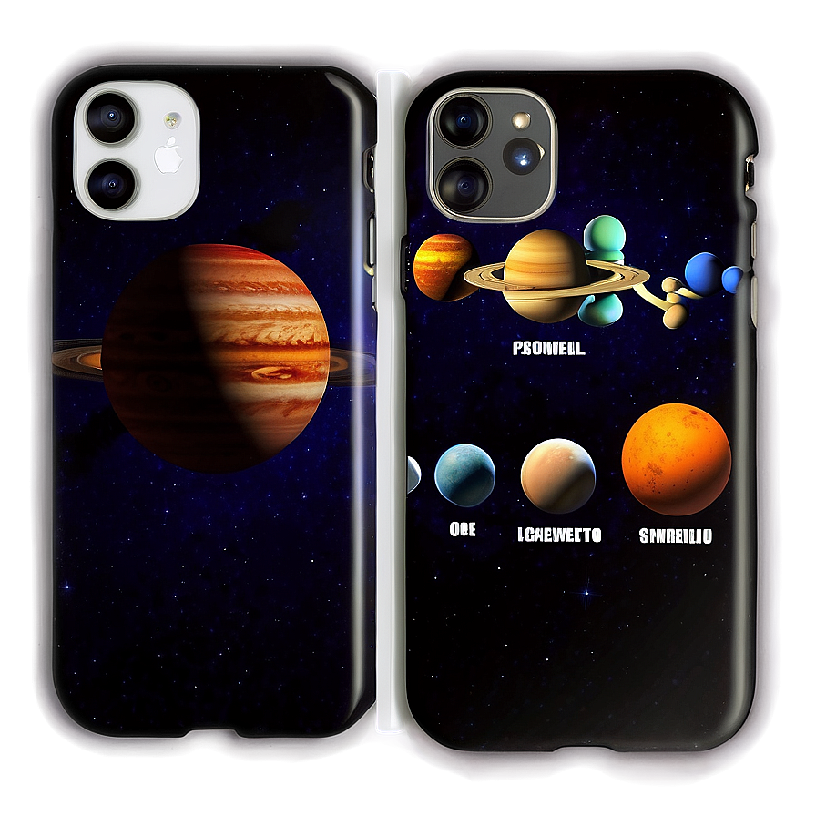 Solar System Planets Iphone Case Png 06272024