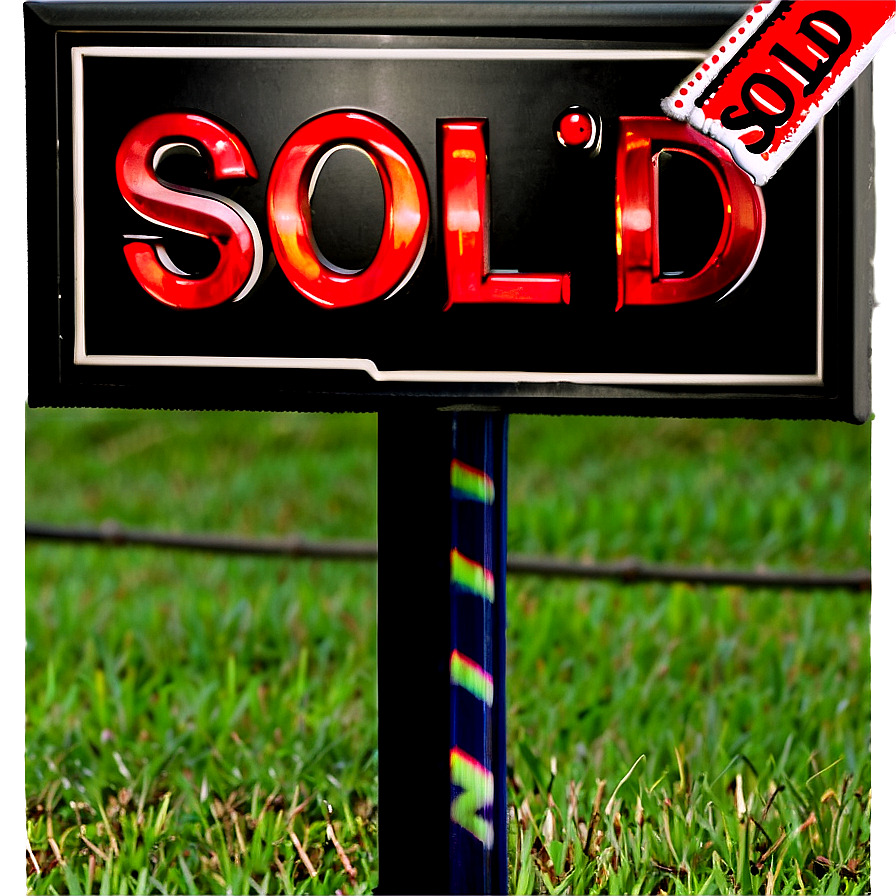 Sold Sign C