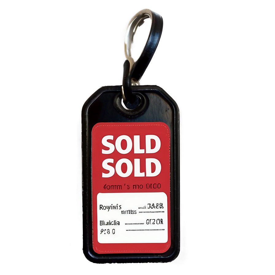 Sold Tag Png Mfw99