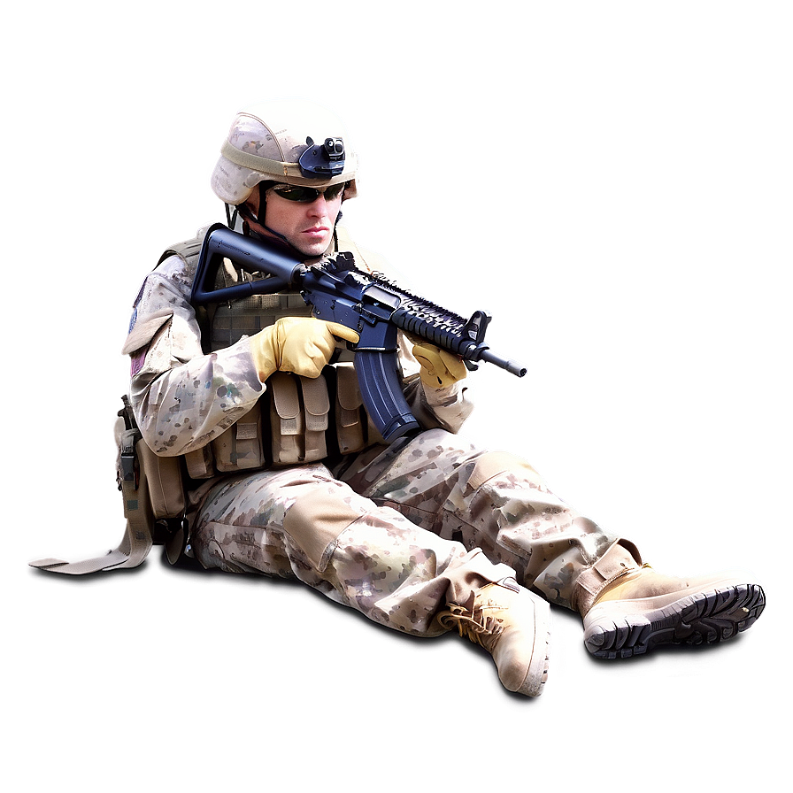 Soldier With Machine Gun Png Dqv23